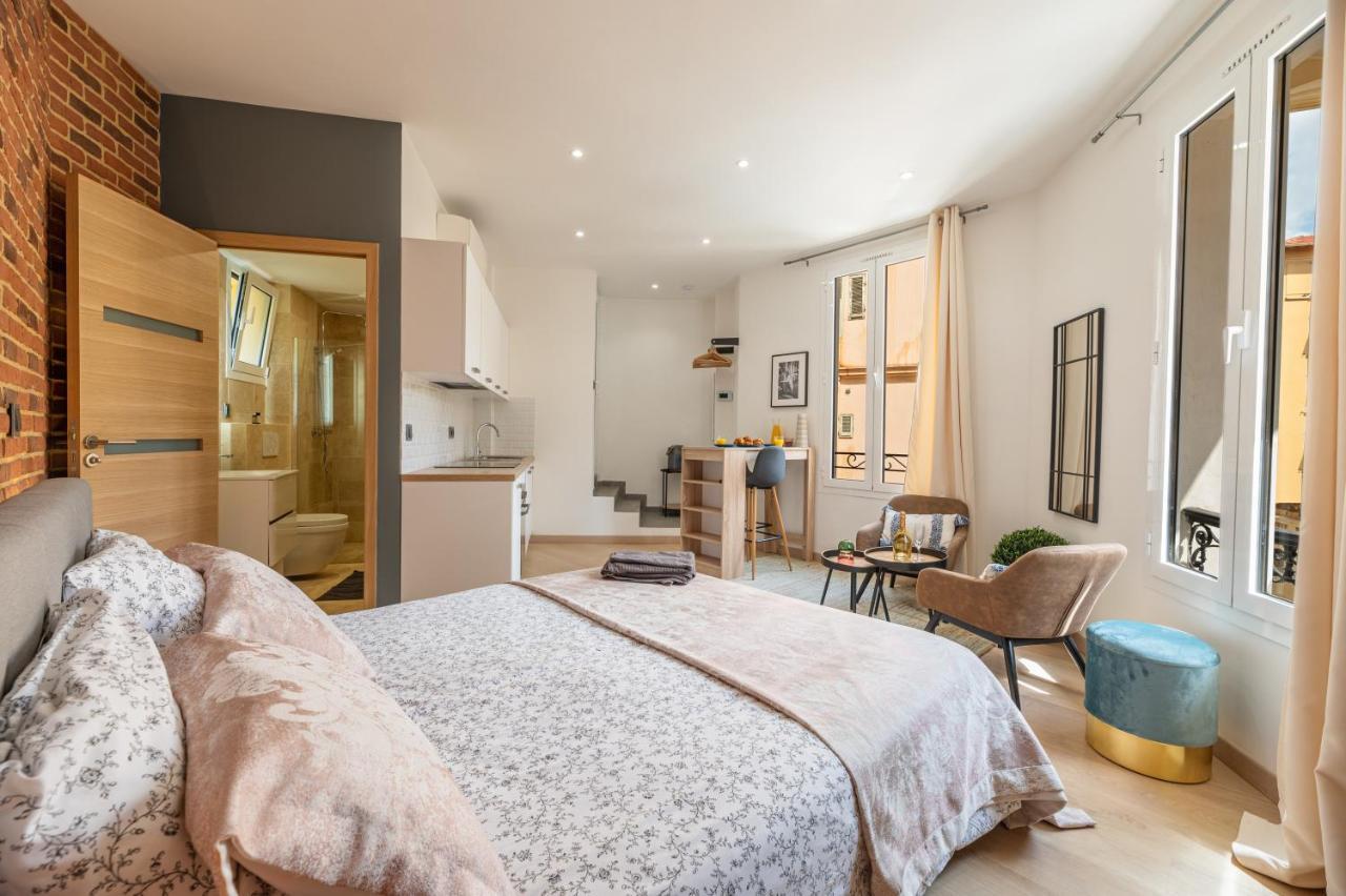 Grand Studio Climatise Tres Proche Monaco ボーソレイユ エクステリア 写真
